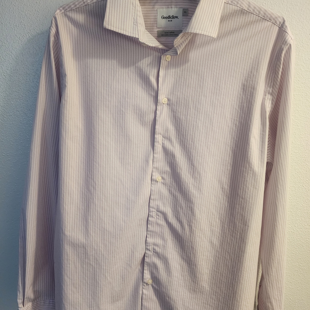 Goodfellow & Co Men's Lilac Striped Shirt